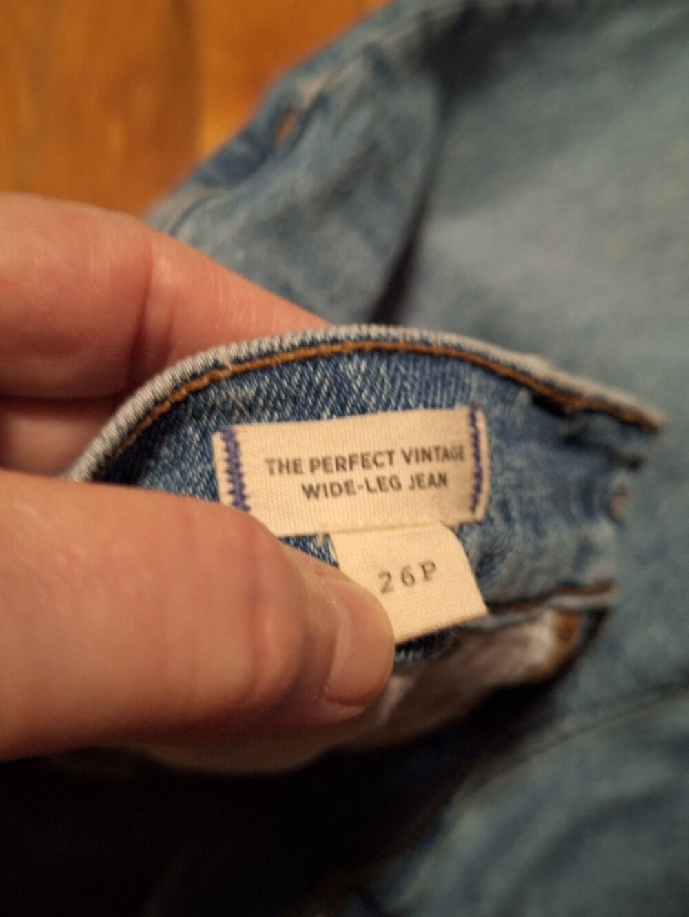 Madewell The Perfect Vintage Wide-Leg Jeans Ladies 26P - Picture 3 of 5
